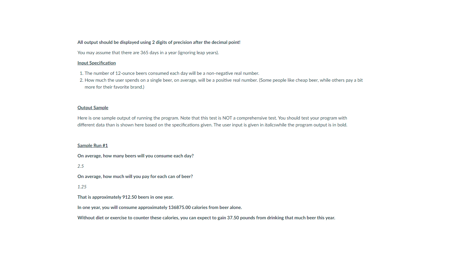 and run a simple program. Student will demonstrate the ability to perform