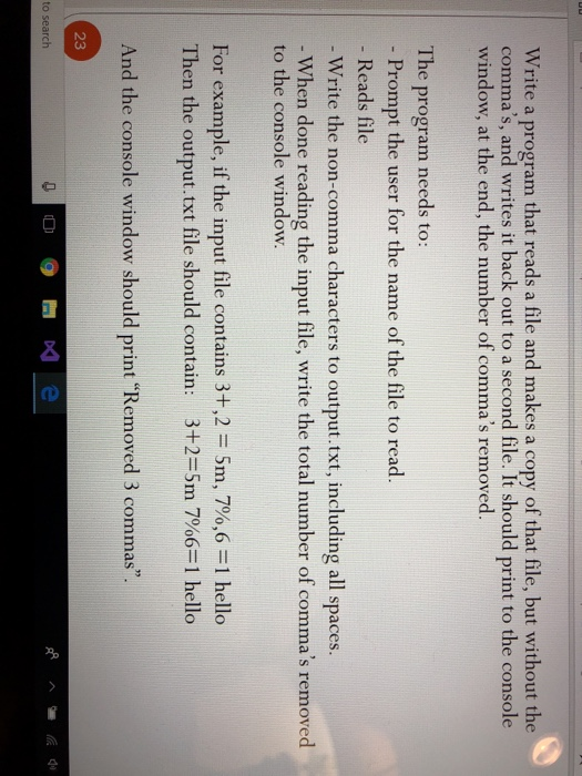  C++ Write a program that reads a file and makes a