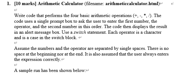 make up a password, and then asks the user to enter the