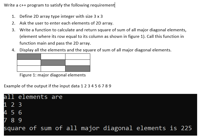  Please use these topics only : Control statement/Structure ,Functions and Arrays.