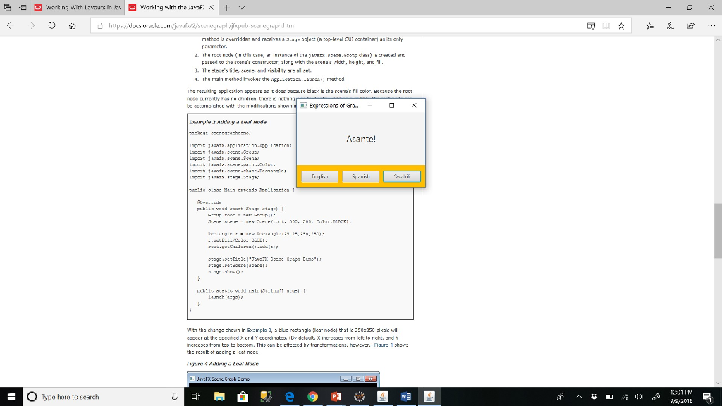 the default JavaFX class (a source file) named Main.java. Again, you may