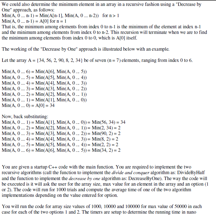 Reference code below (C++). Please provide some comments in the code