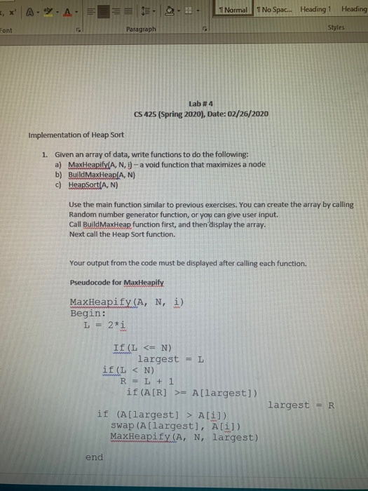  . * A. A. TE = 1 Normal 1 No Spac...