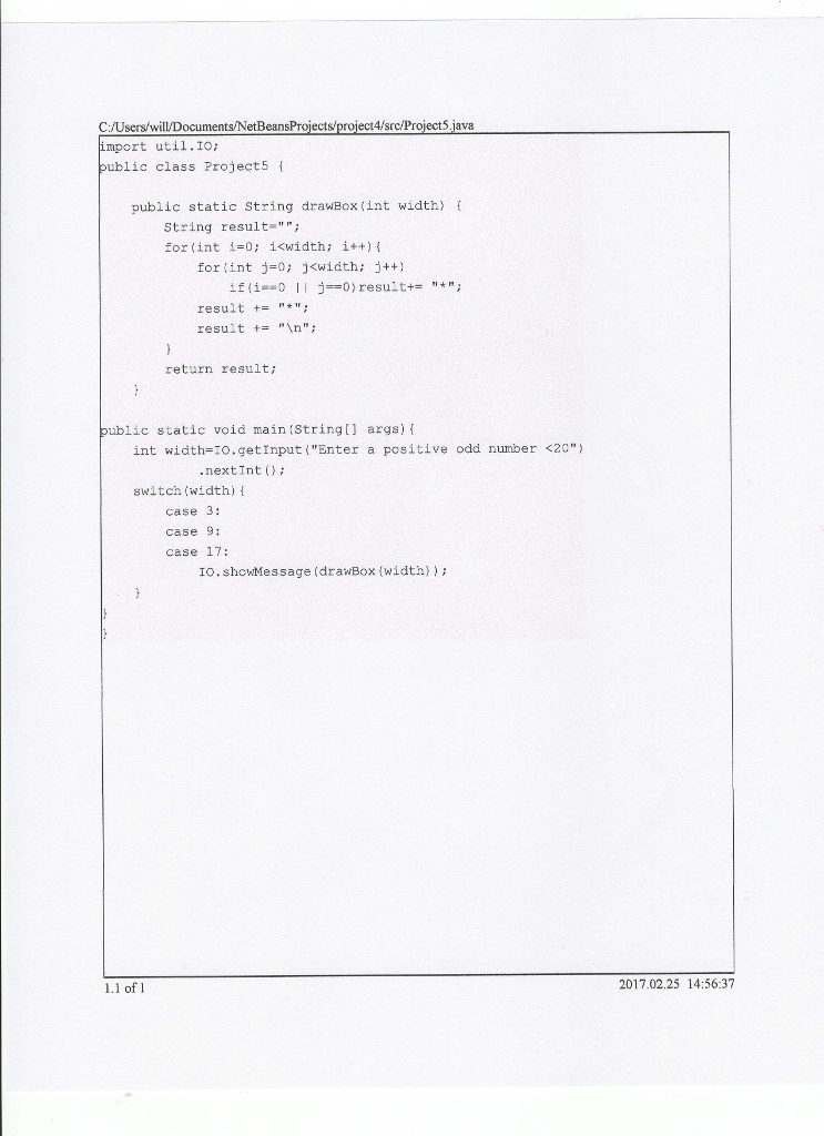 progam..Here is what i have so far for program no.5 Programming Assignment