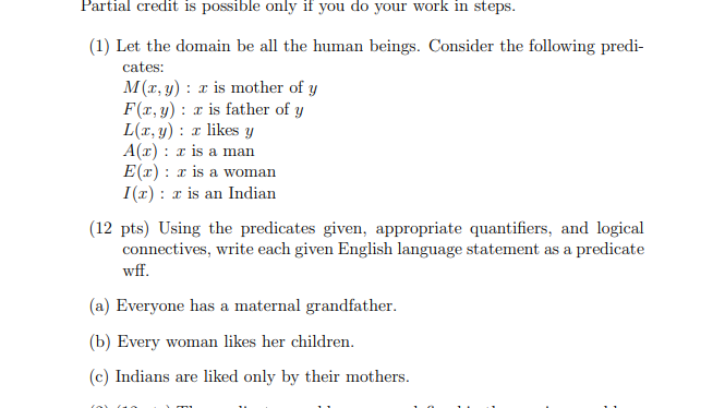 SOLVE QUESTION 2 ONLY INEED SOLUTION QUESTION 2 SOLUTION NEEDS Partial credit
