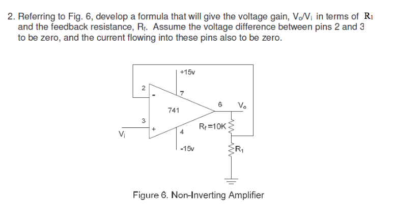 2. Referring to Fig. 6, develop a formula that will give