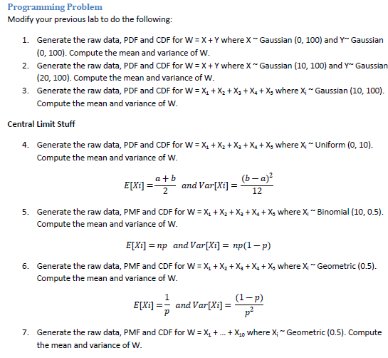 **Python Language can I get help? Programming Problem Modify your previous lab