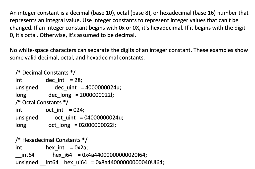 a string is an integer literal or not. Based on the definition