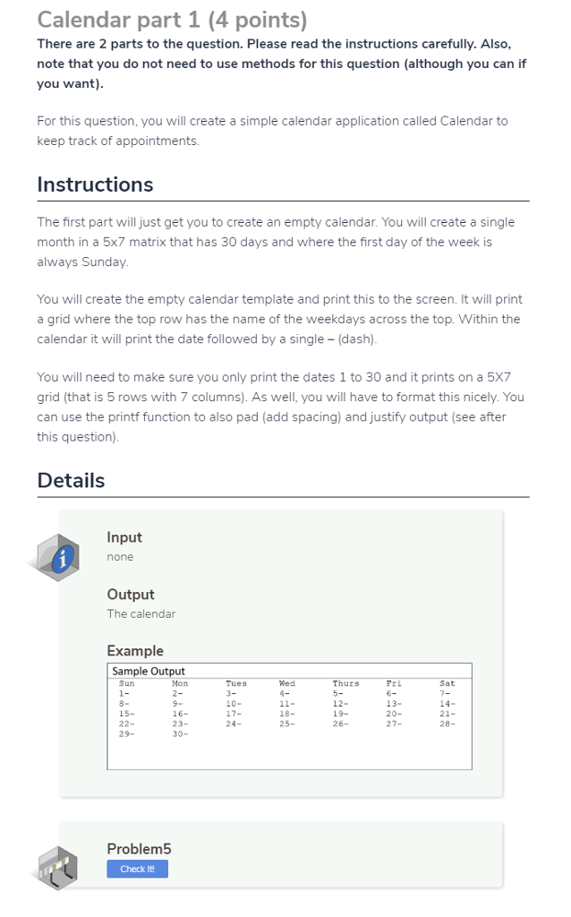  Re-write this code in 2 parts, to answer each question separetely