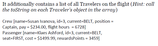 Class from Project 2 as mentioned in the instructions: CLASS I NEED