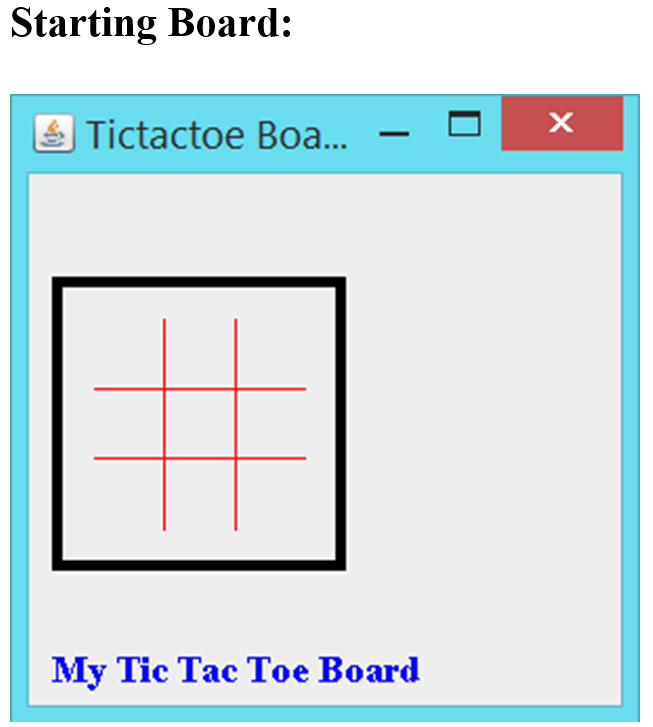 In Java, create a very basic but functional Tic-Tac-Toe game. The first
