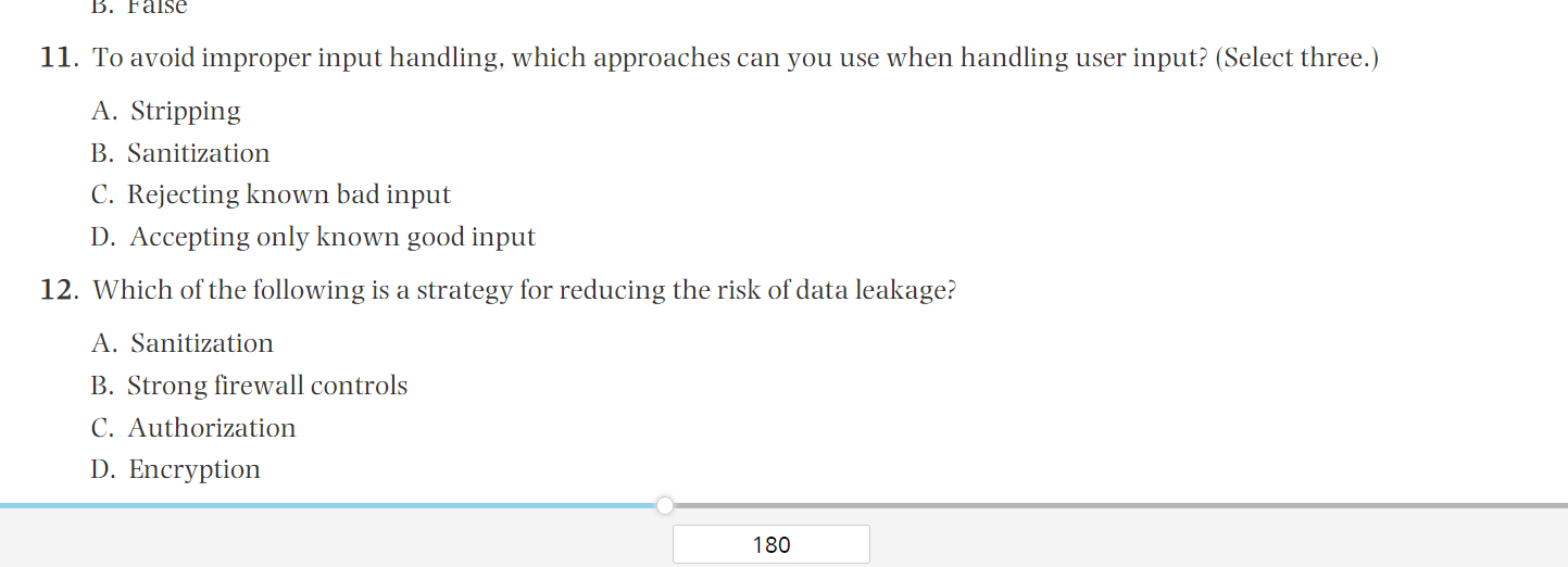 A. True B. False 2. Content spoofing tactics often include which of