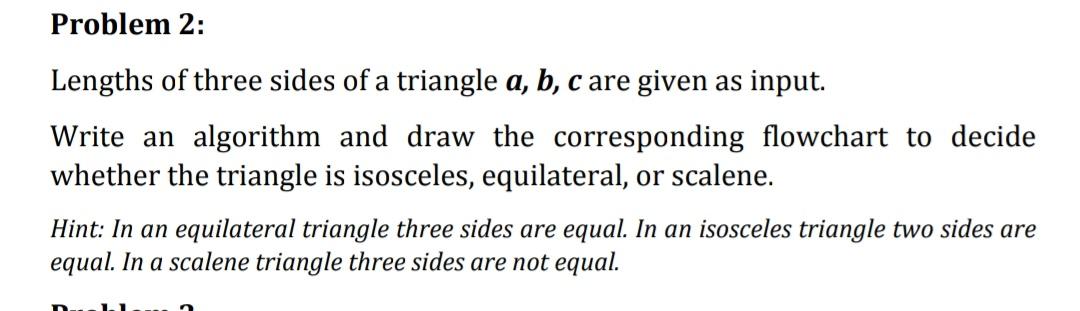 This is a problem of C language programming Problem 2: Lengths of