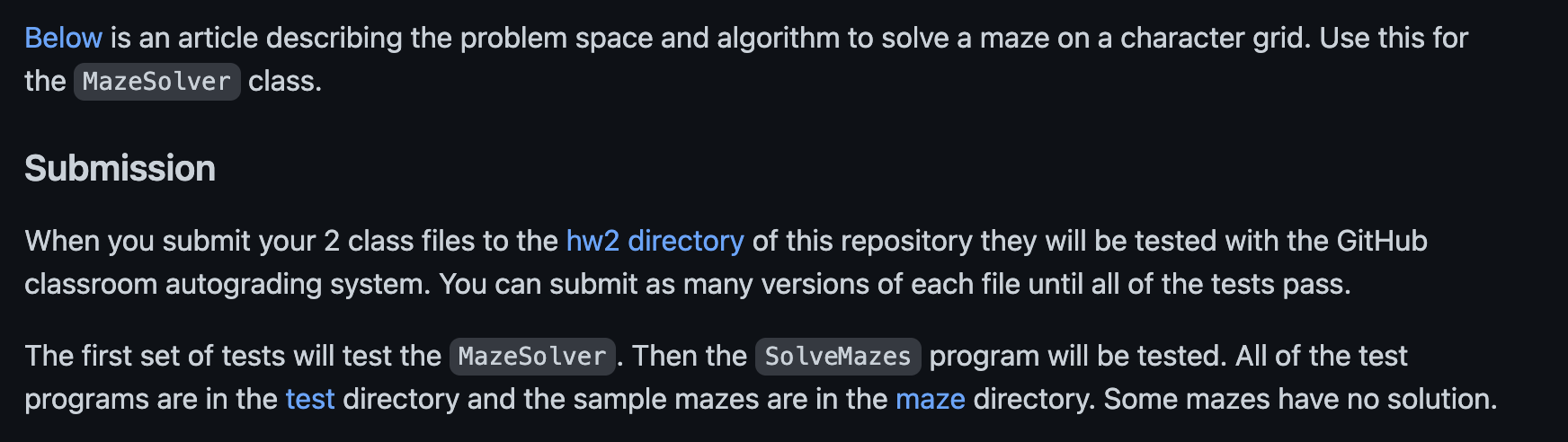 public class JaggedGridReader { private char[][] grid; // 2D array of characters