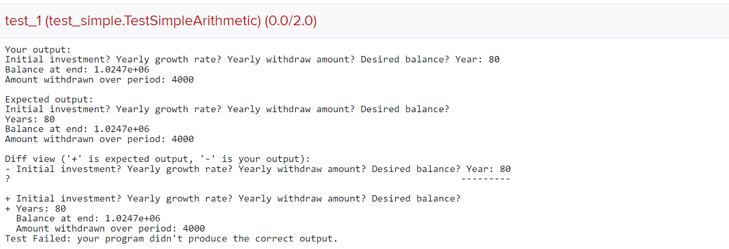 My code needs to be fixed. First Picture shows the results after