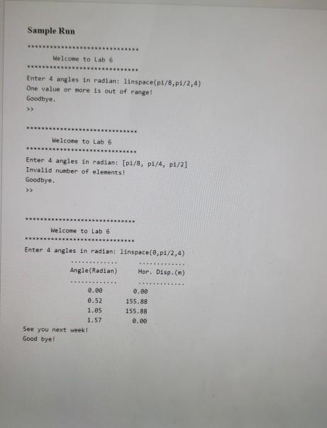 an input argument called InAngles. InAngles which contains the set of the