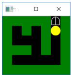 create a maze game. The aim of the game is to get