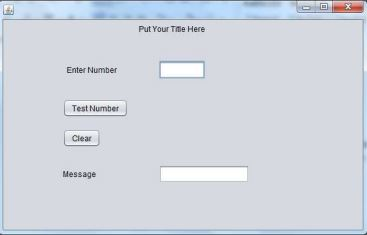 Netbeans #5 Assignment Write a program that prompts the user to input