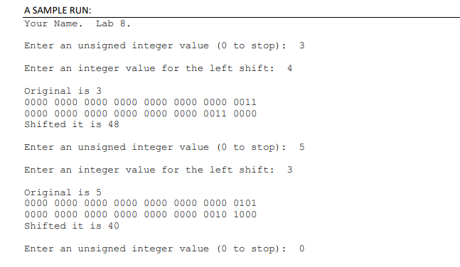 circular shift 3 yields 0101 1011 PROBLEM Write a function that begins: