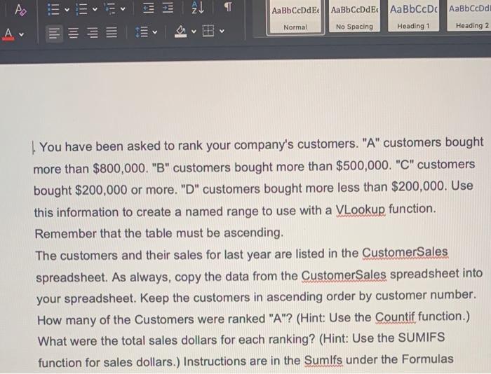  how do i answer this on an excel file? A =