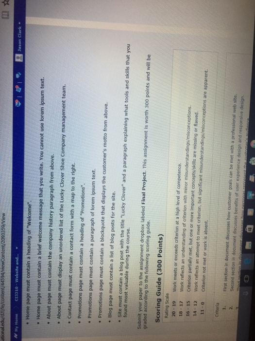 LP8.2 Assignment: Final Project This assignment wi assess all of the competencies