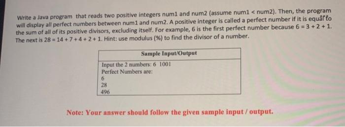 answer for a thumbs up! Write a Java program that reads two