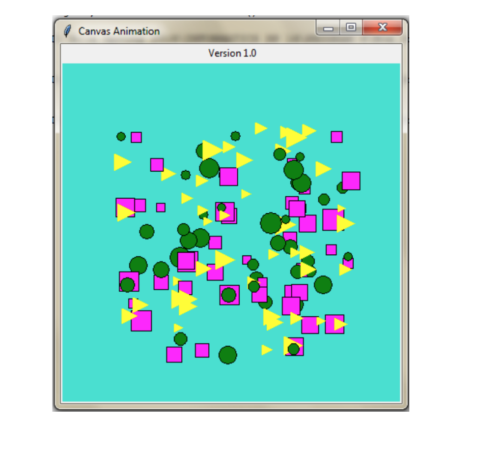 Randomobject: def init (self, canvas, xl, y1): self.x1 x1 self.yl-yl self.diameter15 self.x2