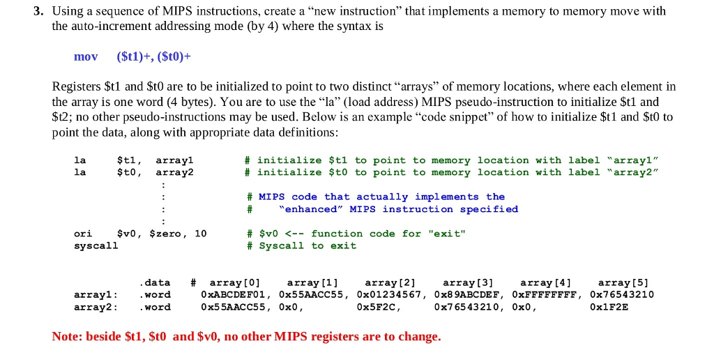 Computer Architecture Help. Please verify instructions using MARS or MIPS simulation tool