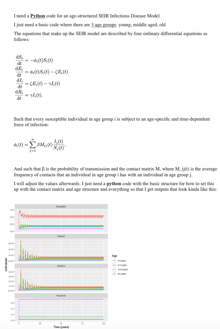 please provide the code in python I need a Python code for