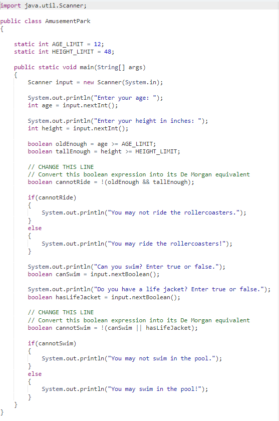 same result when checking for odd numbers. This expression is given in