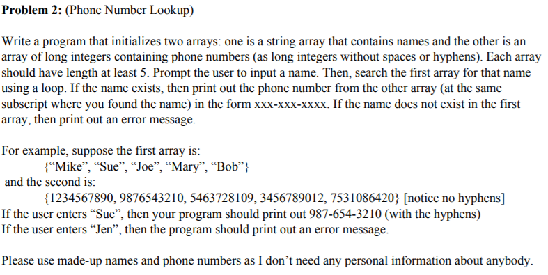 I need your help for this C++ Problem. PLEASE do it with