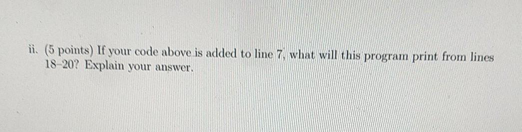 assume that perfect getters and setters are provided as well. 1 package