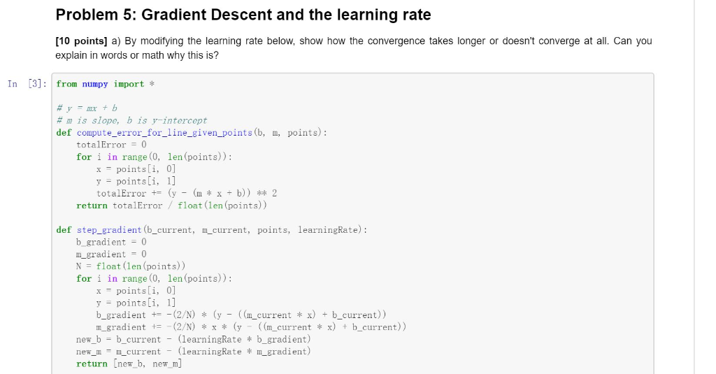 Python please!!!I hope you can help me with Problem 5 (a) and