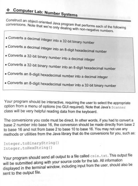 Programming Language: JAVA 1. Make sure follow all steps. 2. FOCUS binary