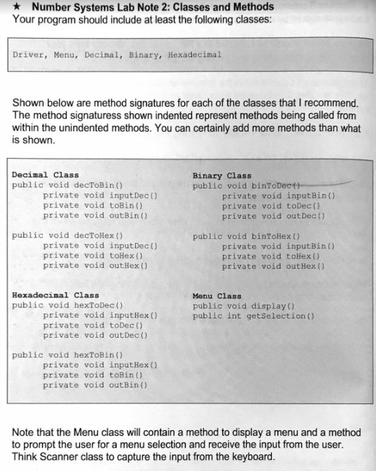 4. Don't change the Driver class 5.Please do extra credit. Thank you