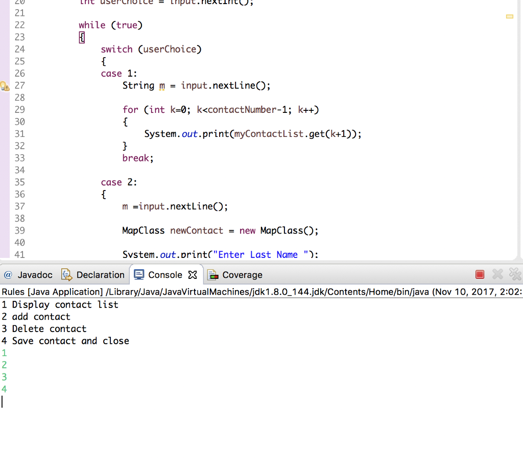 Hello. I need help troubleshooting this program using Eclipse. The program is