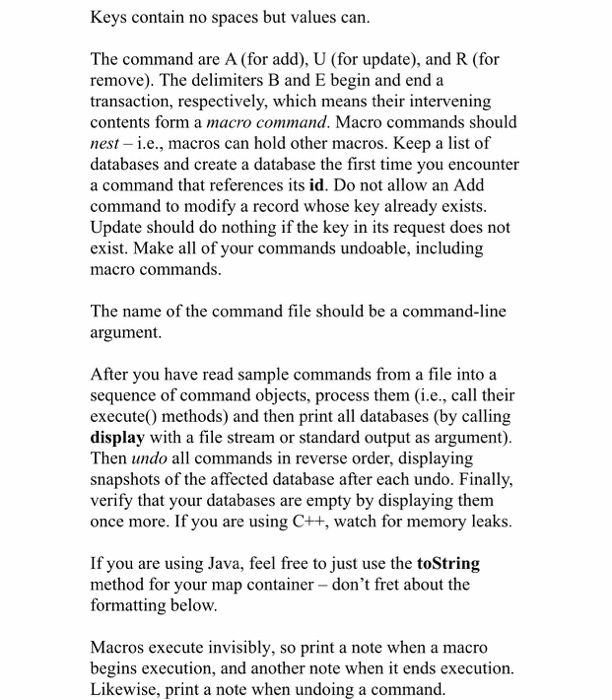 that commands have been saved during the day for an overnight run