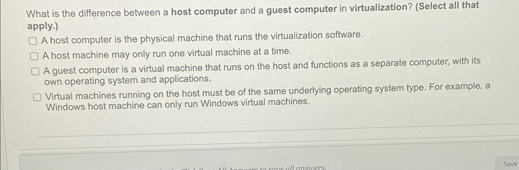  What is the difference between a host computer and a guest
