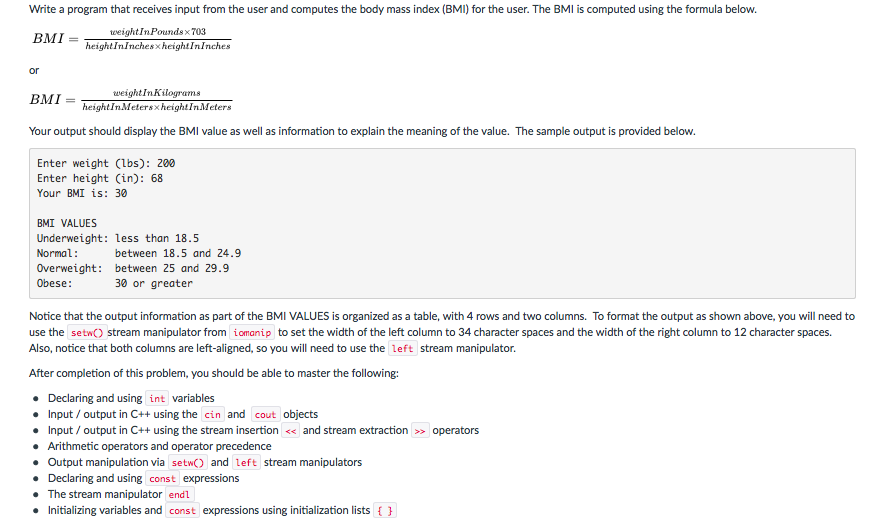 loops, and switch statements. Thanks C++ pobelms that relates to the previous