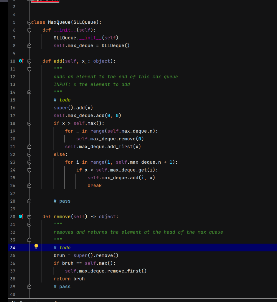Add and get from doubly-linked list Traceback (most recent call last): File