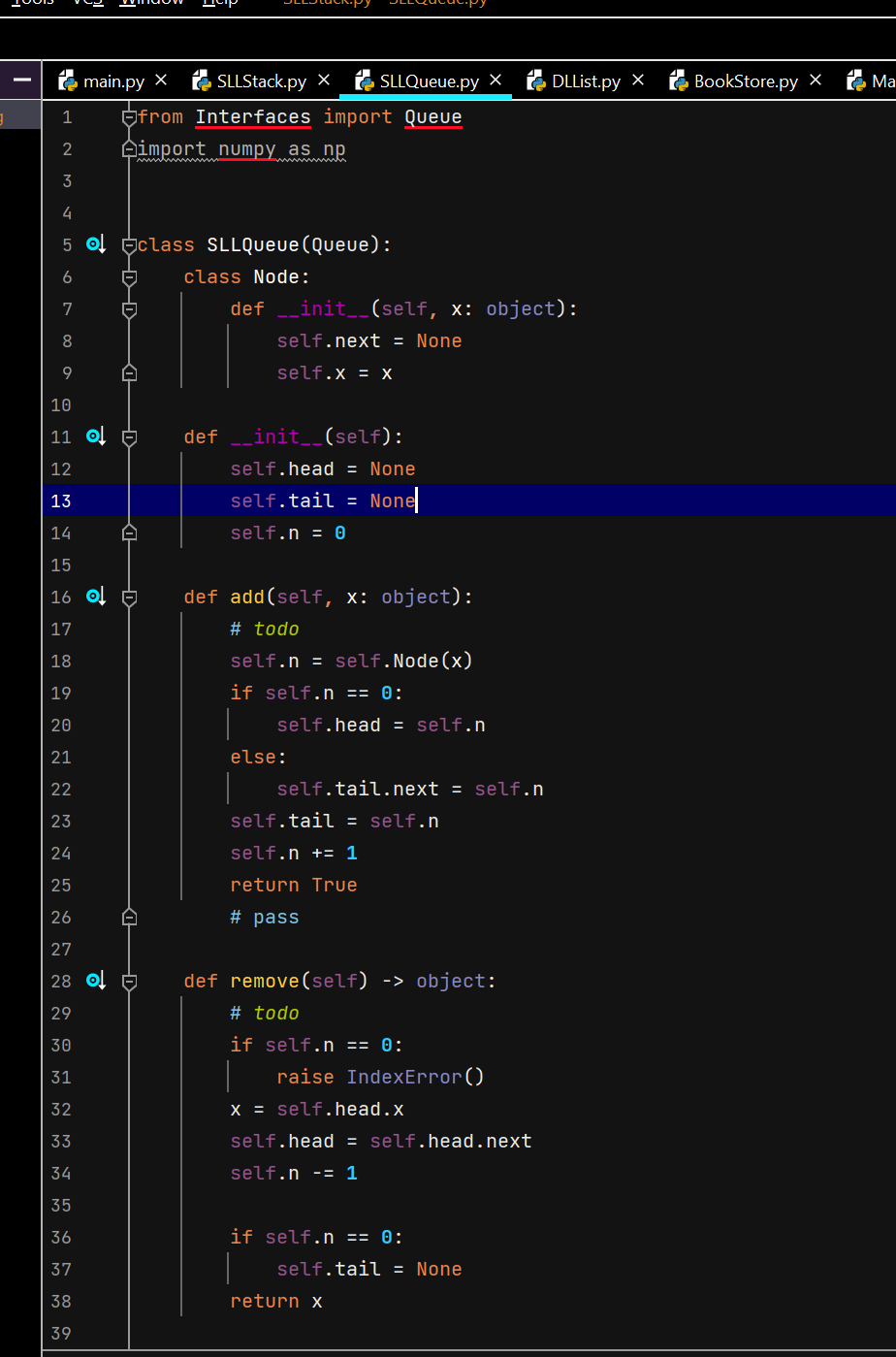 [codePost Test] Add and get from doubly-linked list: line 59, in output