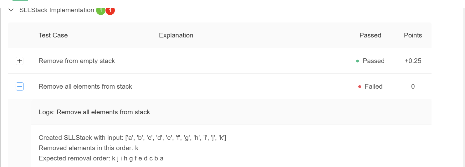 = TestCase () File [codePost Test] Add and get from doubly-linked list: