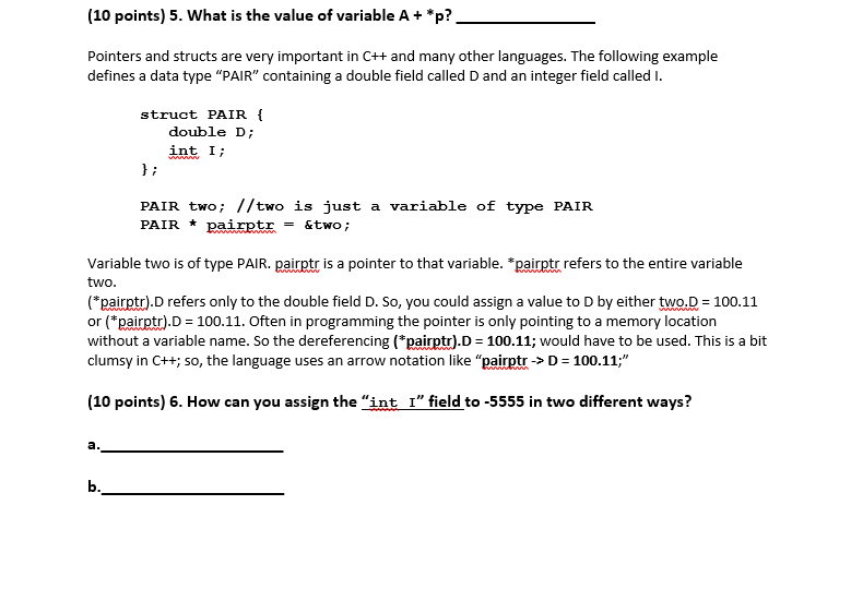 efficiency, to make changes to variables indirectly, etc. n C++, if Z