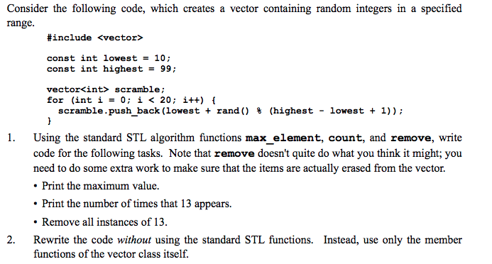 the running program i C++ Consider the following code, which creates