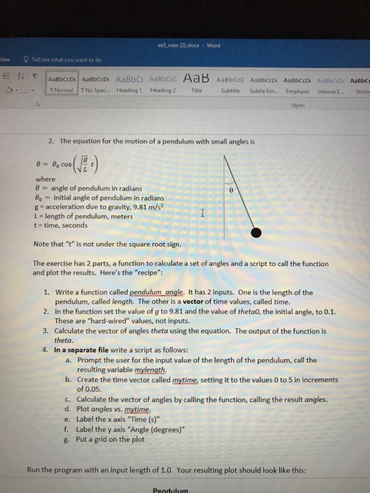  Write the Matlab script for this problem ex5,new (2) dock Word