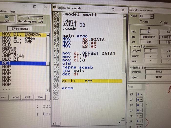 length of this string. Here we write the length directly. The real