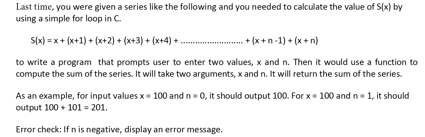 write a C app that does the following Last time, you were