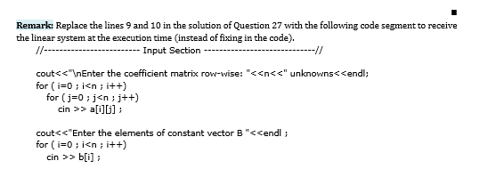1.6x2 1.9x = -3.36 1.9x2 + 4.5x3 12.03 2.7x4 #include #include using