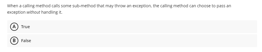 java.awt package, but JList belongs to javax.swing package. True False When a
