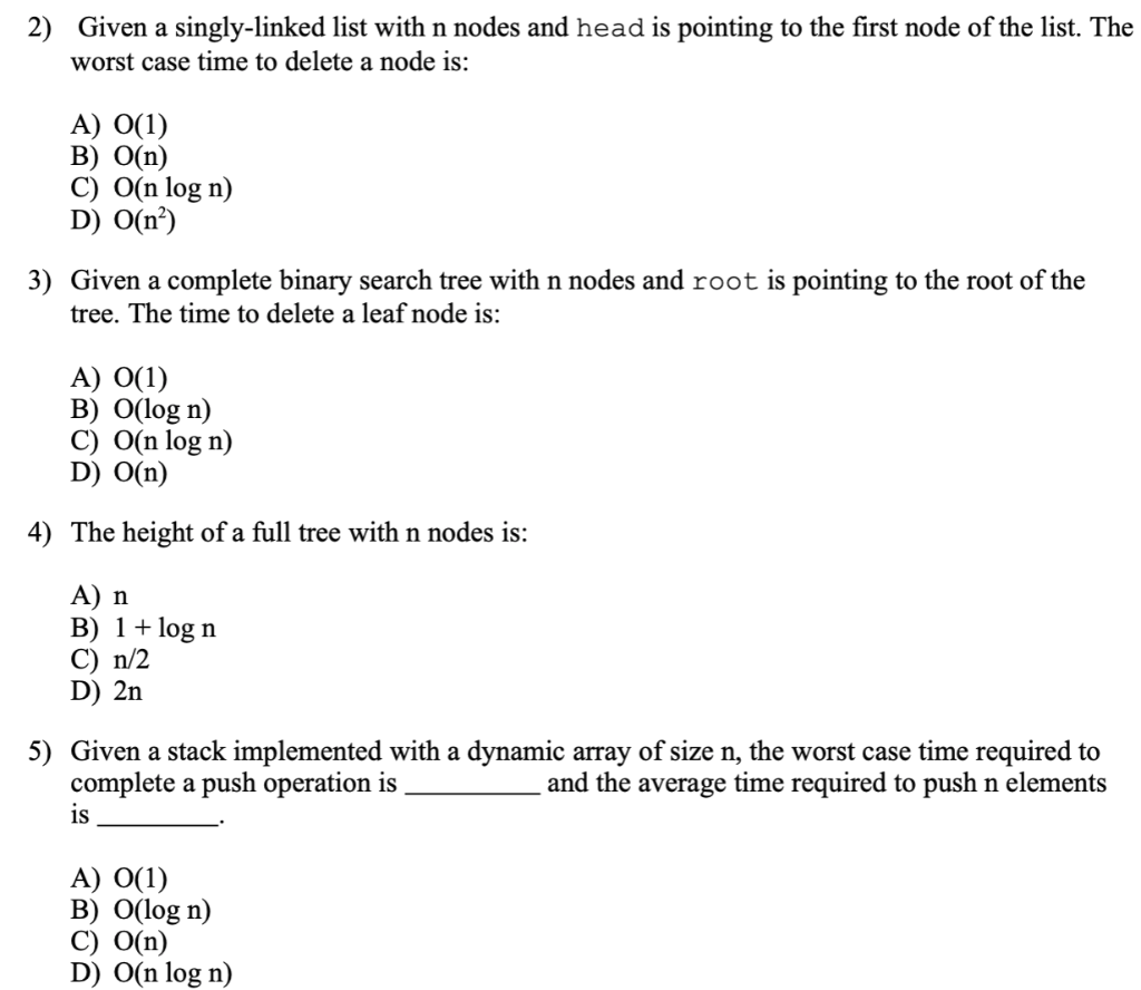 Comp Sci Algorithms help. Please Read the problem carefully and understand it!!